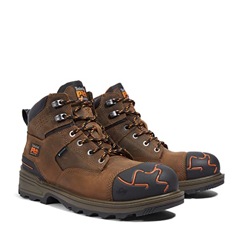 Timberland PRO Timberland PRO Men's Magnitude 6 Inch Composite Safety Toe Waterproof, Mocha Underground Brown, 14W