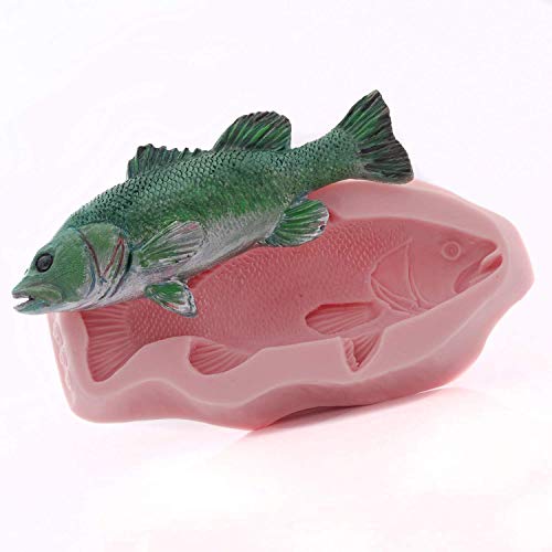 Fish Shaped Silicone Mold Food Safe Fondant Chocolate Candy Resin Polymer Clay Craft Soap Mold #TOP6