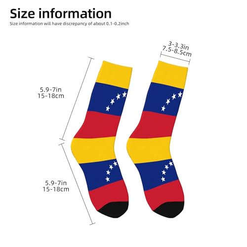Flag of venezuela A Pair Junior Athletic Short Tube Socks Children Calf Tube Socks Short Stockings2