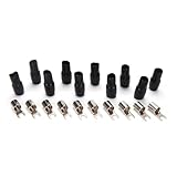 Orion Barrier Spade Fork Terminal B4B (10pcs) 4 Gauge AWG Connector Plugs - for Car Audio Terminal | Battery Cable Lug, Auto Parts, Automotive, Marine, Motorcycle, Trucks, RV - Gold Black