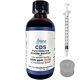 Chlorine Dioxide Pure CDS 3000 PPM ClO2 Glass Chlorine Dioxide Solution CDS 4 oz