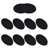 OLYCRAFT 10 Pack Replacement Filters for Portable Range Hoods 4.7 Inch Universal Range Hood Filters Black Carbon Air Filter Activated Charcoal Sponge Filter for Desktop Hood Odor and Grease Removal