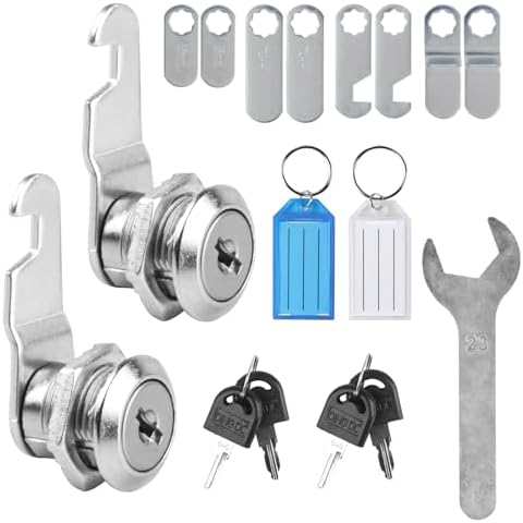 Briefkastenschloss Set - 2 Schlösser Mit 5 Verschiedenen Platten