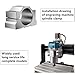 65mm CNC Spindle Motor Clamp Mounting Bracket,Aluminium Spindle Motor Mount Support with 4pcs Screw, Motor Mounting Holder for CNC Router Engraving Machine,Woodworking Router,Millng Machine