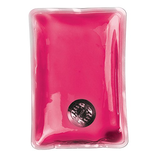eBuyGB Paquete de Calor instantáneo Calentador de Manos de Gel Reutilizable, Mujeres, Rectángulo Rosa, 1 Cover
