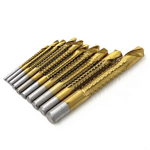 Drill 10pcs Titanium Coated HSS Drill saw bits Electric Drill Bits for Metal Milling Cutters for Wood slotting 3/4/5/6/6.5/8mm
