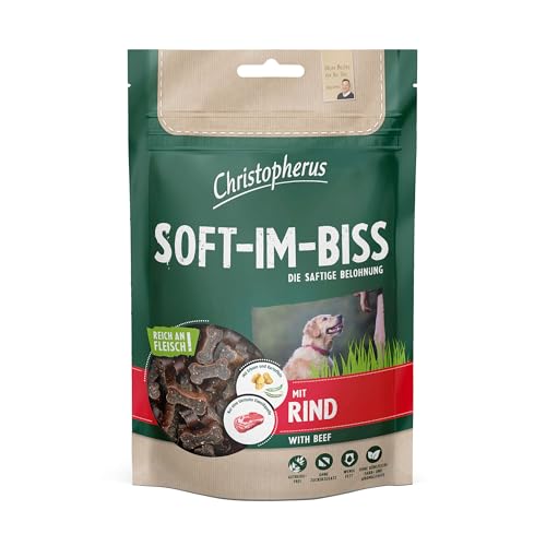 Christopherus Snacks Soft-Im-Biss mit Rind Leckerli für Hunde 125 g