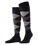 BURLINGTON Manchester Calcetines A La Rodilla Hombre Algodón Negro Gris Más Colores Casual Y Original Para Zapatos De Trabajo O Zapatillas De Deporte 1 Par