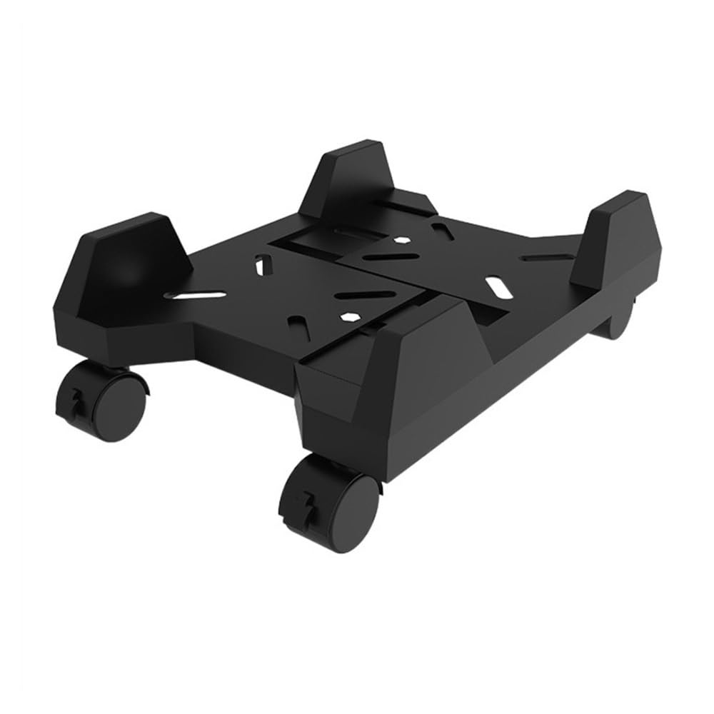 Supporto per Torre per Computer, Supporto per CPU Mobile, Supporto da Pavimento per Torre per PC Desktop con Ruote, Carrello Porta-Case per PC con Larghezza Regolabile e 4 Ruote gi