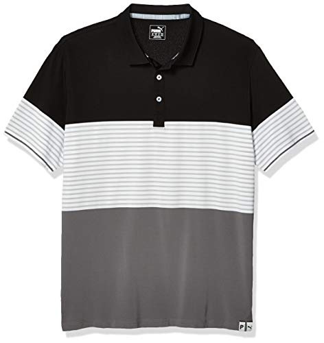PUMA Golf 2020 Men's Cloudspun Taylor Polo, Puma Golf Black, Large