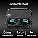 Mini Wireless Earbuds, Bluetooth 5.1 in Ear Light-Weight Headphones, IPX7 Waterproof Sport Stereo Earphone, Built in Mic Noise Cancelling Headset with Charging Case, for iPhone/Samsung/Galaxy