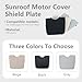 JESYMBX for Volkswagen for VW Golf 4 Bora Sunroof Motor Cover Cap Guard Plate Lid Shell Grey