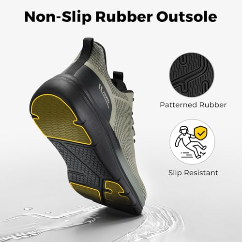 Image of FitVille Mens Walking Shoes Wide Width Lightweight Cushioned Workout Sneakers Pain Relief