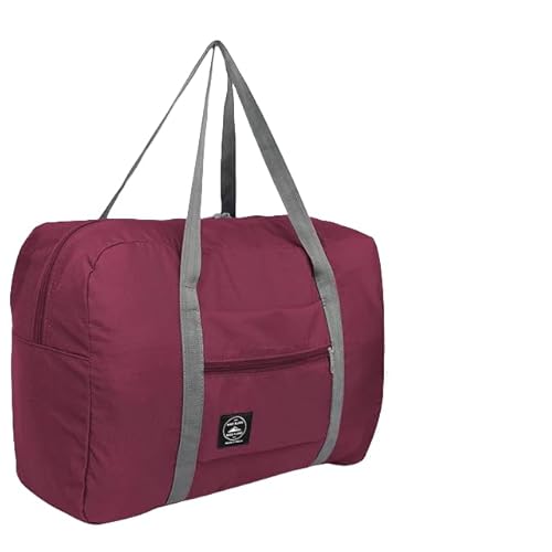 Bolsa De Viaje De Moda De Gran Capacidad para Bolso De Fin De Semana Bolso De Viaje De Viaje En Bolsas, Rojo, A