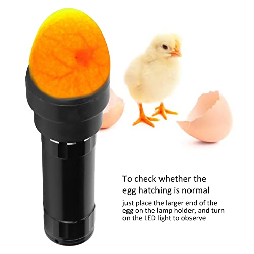 Egg Candler Light Tester, High Cool LED Light Candling Lamp, 9 Lamp Secure Cool Light with Lanyard, High Accuracy Egg Candle Tester for Chickens Geese Cranes Quails Ducks - Image 3