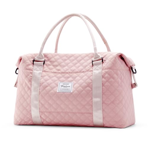 Image of Travel Duffel Bag, Carry On Overnight Weekender Bags for Women | Travel Bag with Wet Pocket & Trolley Sleeve, For Spirit Airlines 18x14x8 Personal Item Bag