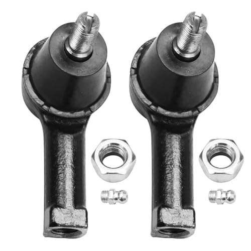 Image of Detroit Axle - Front Lower Control Arms w /Ball Joints + Inner Outer Tie Rods + Sway Bar Links Replacement for 2000-2005 Hyundai Accent - 8pc Set