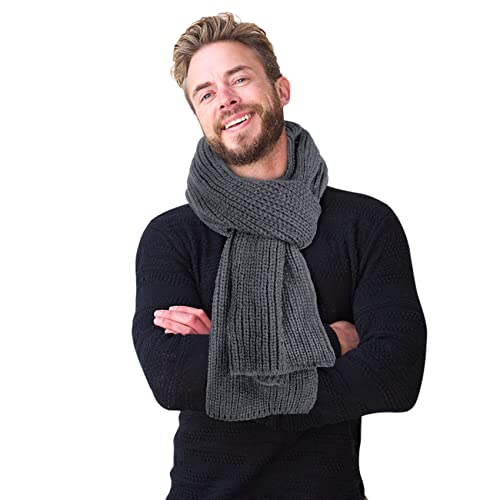 Muwodkdn Strickschal Unisex - Warmer Winterschal Für Damen & Herren