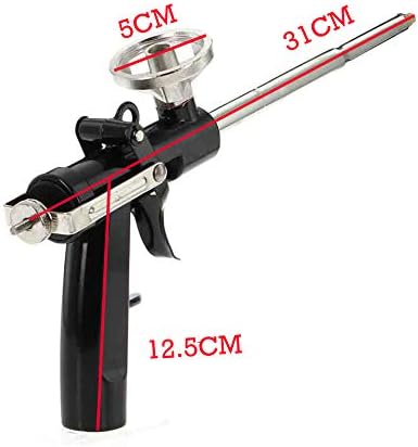 Miniatura 3 de Paquete de 2 pistolas de calafateo expandibles de poliuretano Pistola de espuma para calafatear de aluminio, pulverizador de espuma de grado PU,