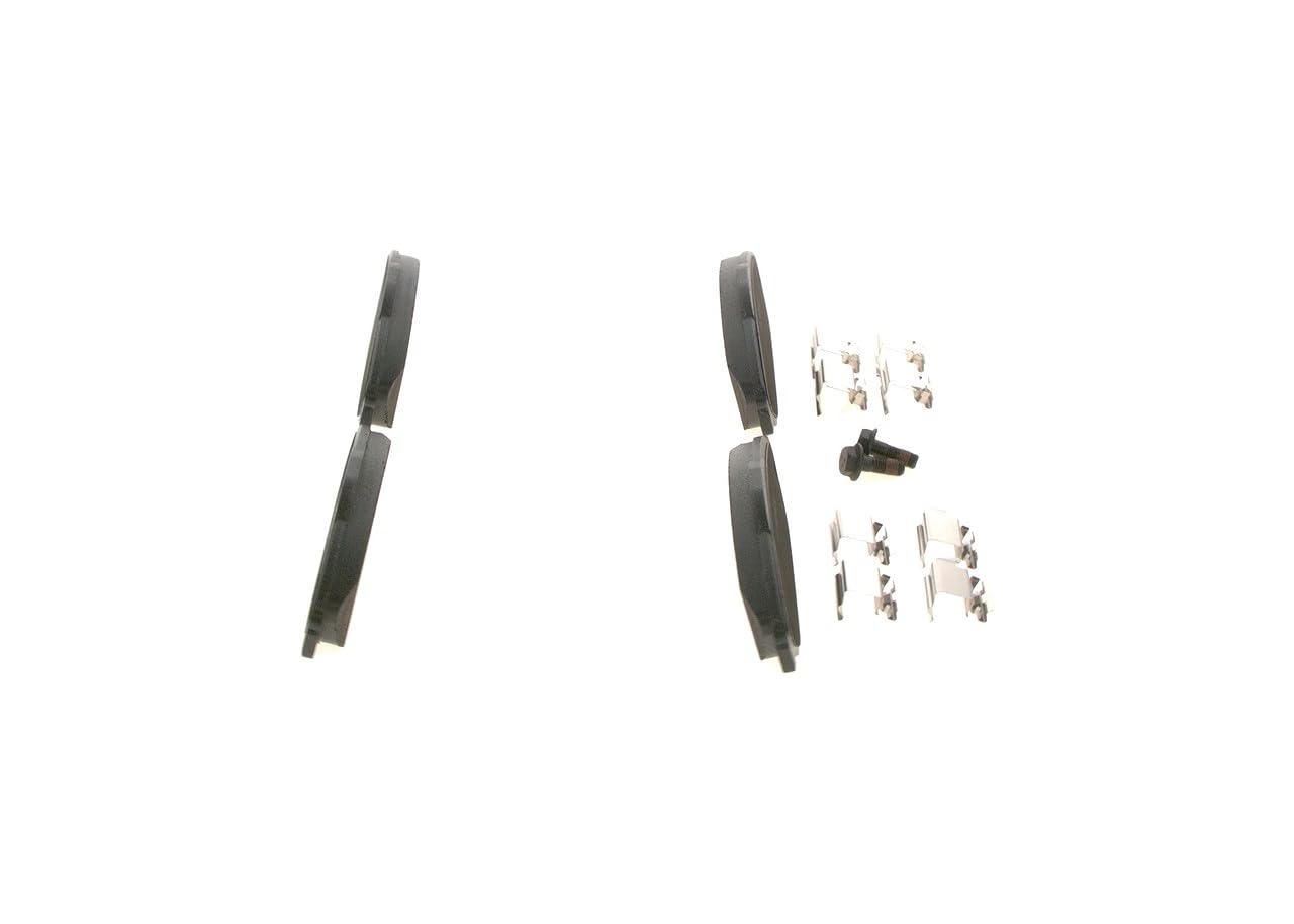 Bosch BP1173 - Plaquettes de Frein Avant pour Voiture - Jeu de 4 | Bosch Qualité - Réduction du bruit et de la poussière - Certifié ECE-R90 - Sans cuivre