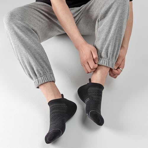12 Pairs Mens Ankle Athletic Running Socks Breathable Low Cut Sports Casual Socks for Men4