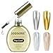 JODSONE クロームネイルパウダー用トップコート - 16.5ml ノンウィップジェルトップコート ミラーパウダー/クロームパウダー研磨用 滑らかな仕上げ 高光沢 U V/LED硬化必要