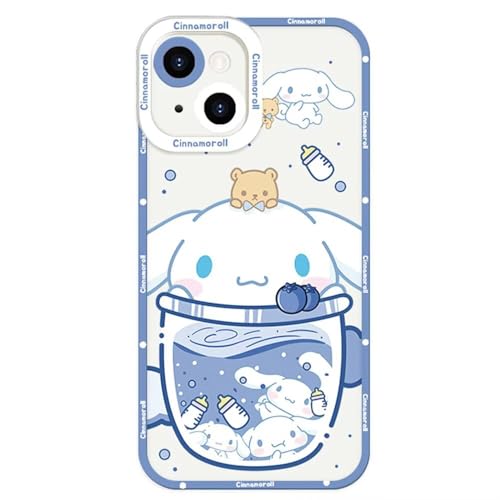 サンリオ シナモロール iphone16E 用 ケース かわいい スマホケース アイフォン16E 用 カバー 6.1インチ スマホケース TPU クリアケース バンパー 薄型 超軽量 レンズ保護 ワイヤレス充電対応 iphone16E用 透明 A