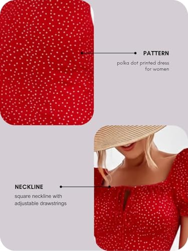 Image of GRECIILOOKS Women's One Piece Dresses - Stylish Midi Dress for Women | Summer Casual Wear for Events, Date & Evening Look