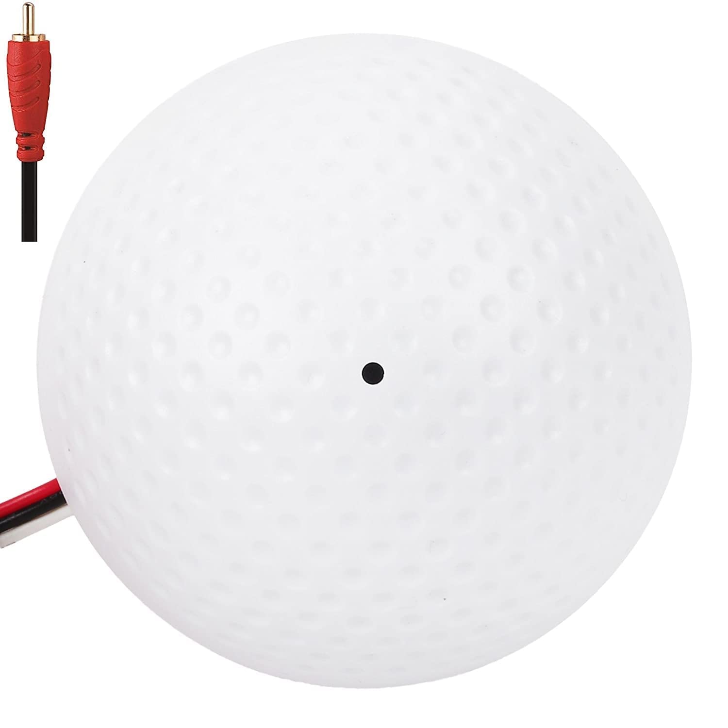 Thrifty TechClear Audio Voice Surveillance Microphone MIC for CCTV Systems in Round Shape (with mic Connector) for Dahua Hikvision CP Plus, All Brands Cameras