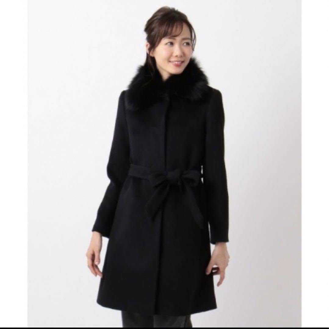 Amazon.co.jp: タグ anysis 2wayアンゴラコート フォックスファー