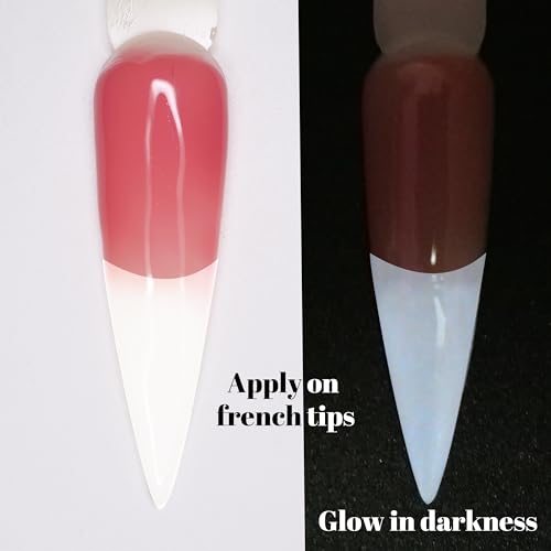 Esmalte de uñas gel claro que brilla en la oscuridad 10ML miniatura 3