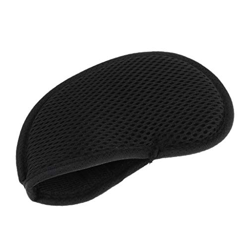 YIJU 10 Unidades de Poliéster para Taco de Golfe Capas Protetora de Ferro em Cunha - Preto