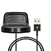 kwmobile USB Cable Charger Compatible with Samsung Gear Fit2 / Gear Fit 2 Pro Cable - Charging Chord for Smart Watch - Black