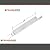 Flowe .040” x ¼” x 2” Clear Plastic Setting Blocks for Glass and Mirrors – Pack of 100 PC