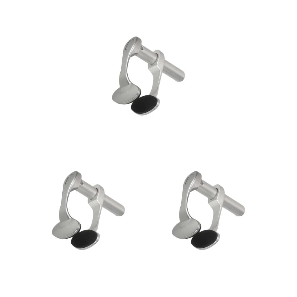 Nasenklammer, Tauchklemme, Trainingshilfe, Aluminiumlegierung, rostfrei, bequem, Flussschnorchelausrüstung, stoßfeste Nasen, Stecker-Stil, Stil 2
