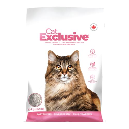 Cat Exclusive Premium Bentonite Cat Litter – 10kg | 99% Dust-Free...