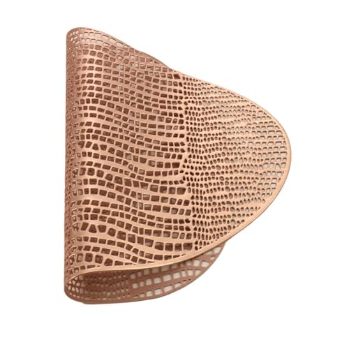 Set de table mariage or rose lavable pour protéger et décorer vos repas - 4
