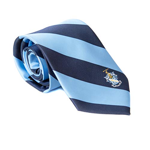 Phi Delta Theta Fraternity Necktie Tie Greek Formal Occasion Standard Length Width (Stripped Crest Necktie)