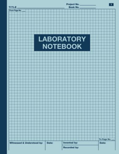 Laboratory Notebook: Simply Lab Notebook for Researchers, 105 pages, 8.5 x 11 in, Student Laboratory Notebook