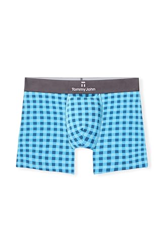 Image of Tommy John Men's Trunk 4 inch Underwear, Second Skin Boxers with Supportive Contour Pouch, Soft, Breathable Stretch Fabric Boxers