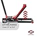 AFF 2 Ton Floor Jack - Long Chassis Low Profile Car Jack - Lightning Lift Hydraulic - Super Duty