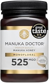 MANUKA DOCTOR | MGO 525+ Manuka Honey Monofloral | 500g | 100% Pure New Zealand Honey | Certified RAW | Non-GMO | Independently Lab Tested | Hive to Home Traceable