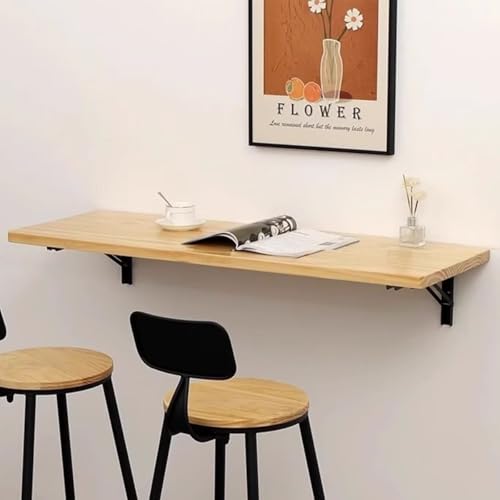 Table pliante murale rabattable et solide pour petit espace