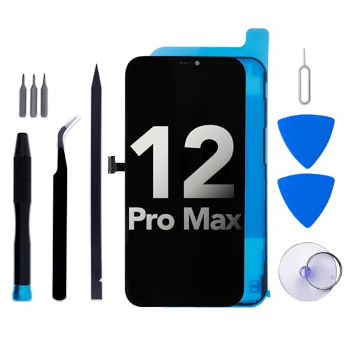 for iPhone 12 Pro Max Screen Replacement Kit, 6.7