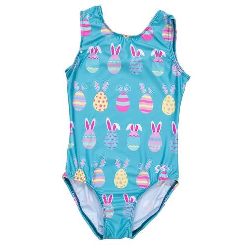 Image of GK Stars Gymnastics & Dance Leotard for Girls and Toddlers - Activewear One Piece Outfit in Fun Colorful Prints