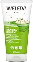 WELEDA Bio Kids 2in1 Shower & Shampoo Spritzige Limette, Naturkosmetik Duschgel und Bodylotion zur schonenden Reinigung von Haut und Haar, geeignet für Kinder ab drei Jahren (1 x 150 ml)
