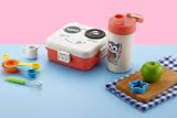 Clazkit Lunch Box with Sauce Container, Spoon & Water Bottle