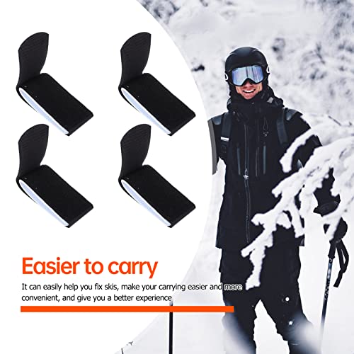 Ski Schultergurt Snowboard-Gurt für Ski- Snowboard-Trageriemen: 4 , schwarz, Nylon- , Rollschuh-Gurte Skib?nder Strap – Bild 10