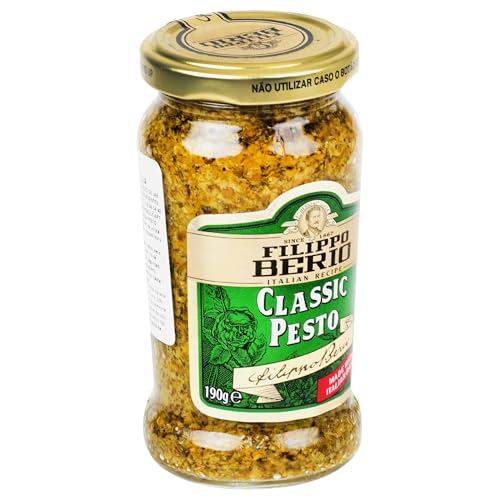 Image of Filippo Berio Classic Pesto, 190 g (Pack of 3)