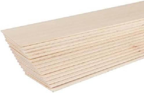 Bass Wood 3/64 X 3 x 24in (5) BWS3113 - Quantity is Listed in Parenthesis in Title
